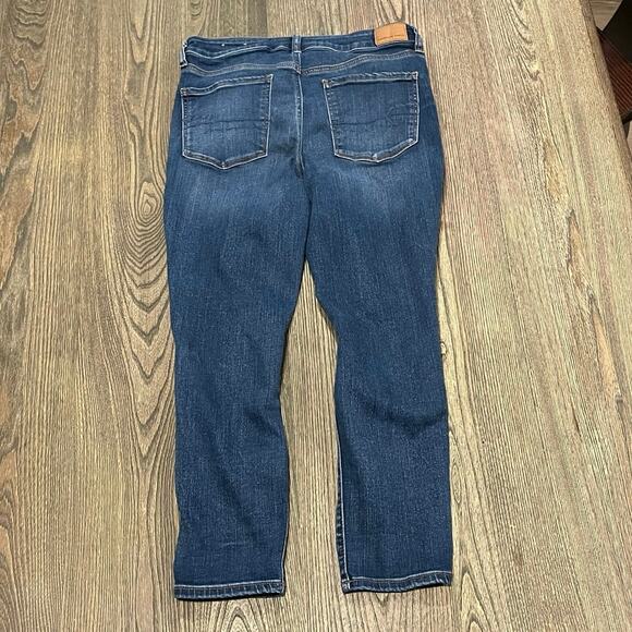 American Eagle Womens High-Rise Jegging Jeans Next Level Stretch Blue Size 12 - Picture 10 of 12